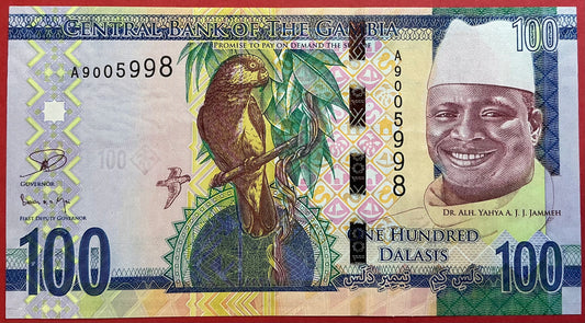 Gambia - 100 Dalasis (2015) P#35 Kvalitet 0
