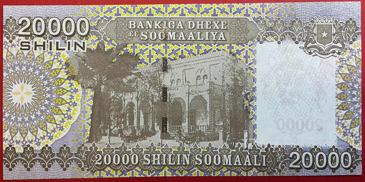 Somalia - 20.000 Shilin Soomaali 2010 P#W42 Kvalitet 0