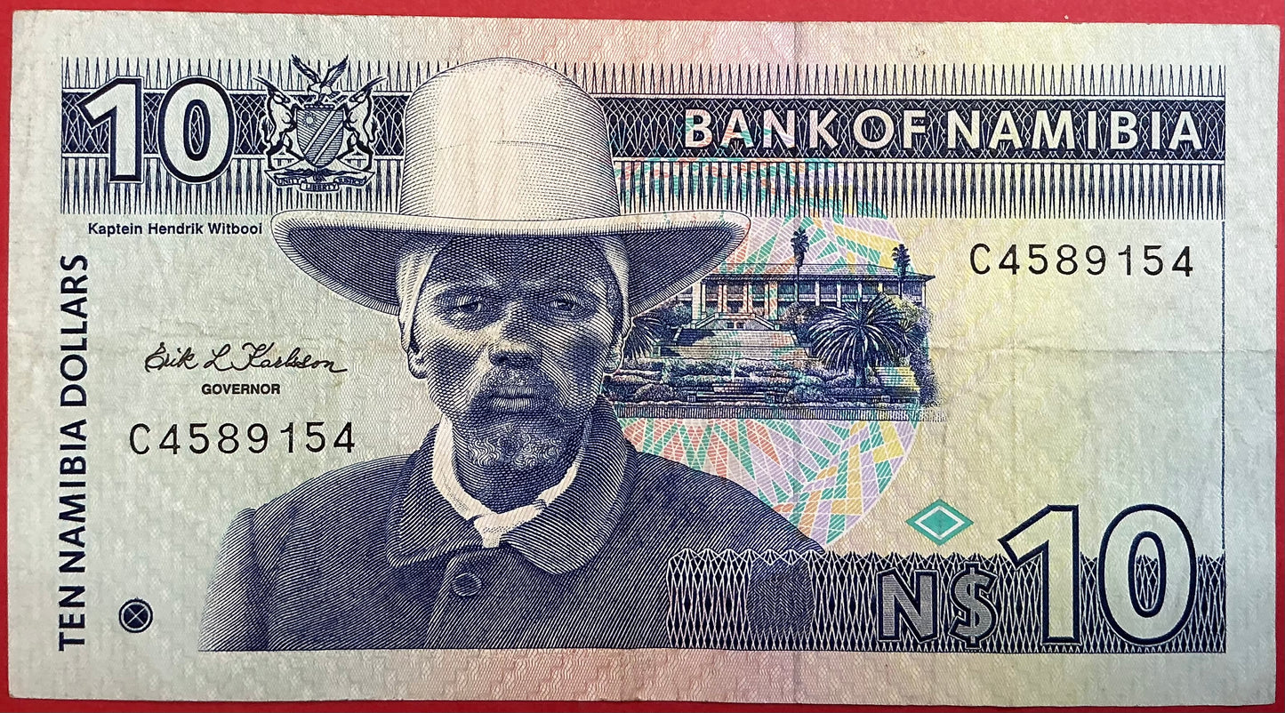 Namibia - 10 Namibia Dollars (1993) P#1a Kvalitet 1/1+