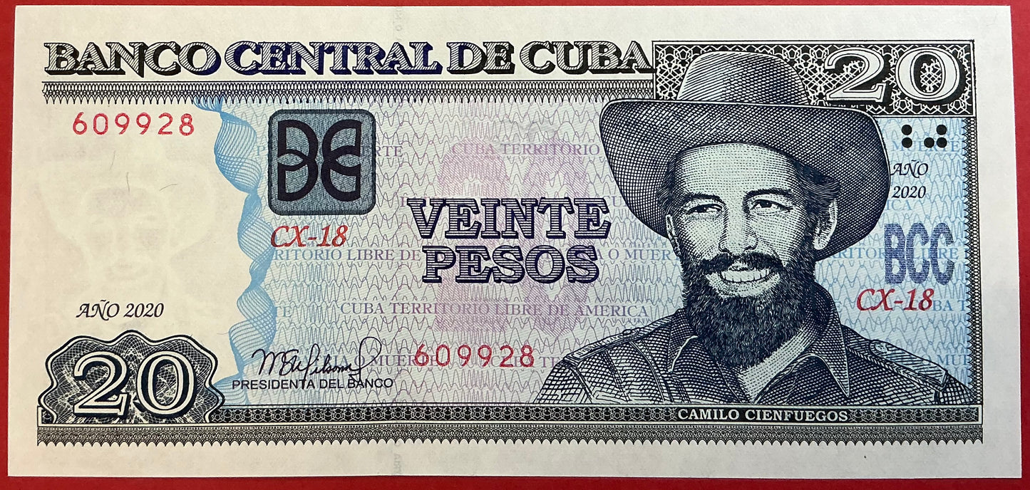 Cuba - 20 Pesos 2020 P#122 Kvalitet 0