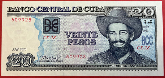 Cuba - 20 Pesos 2020 P#122 Kvalitet 0