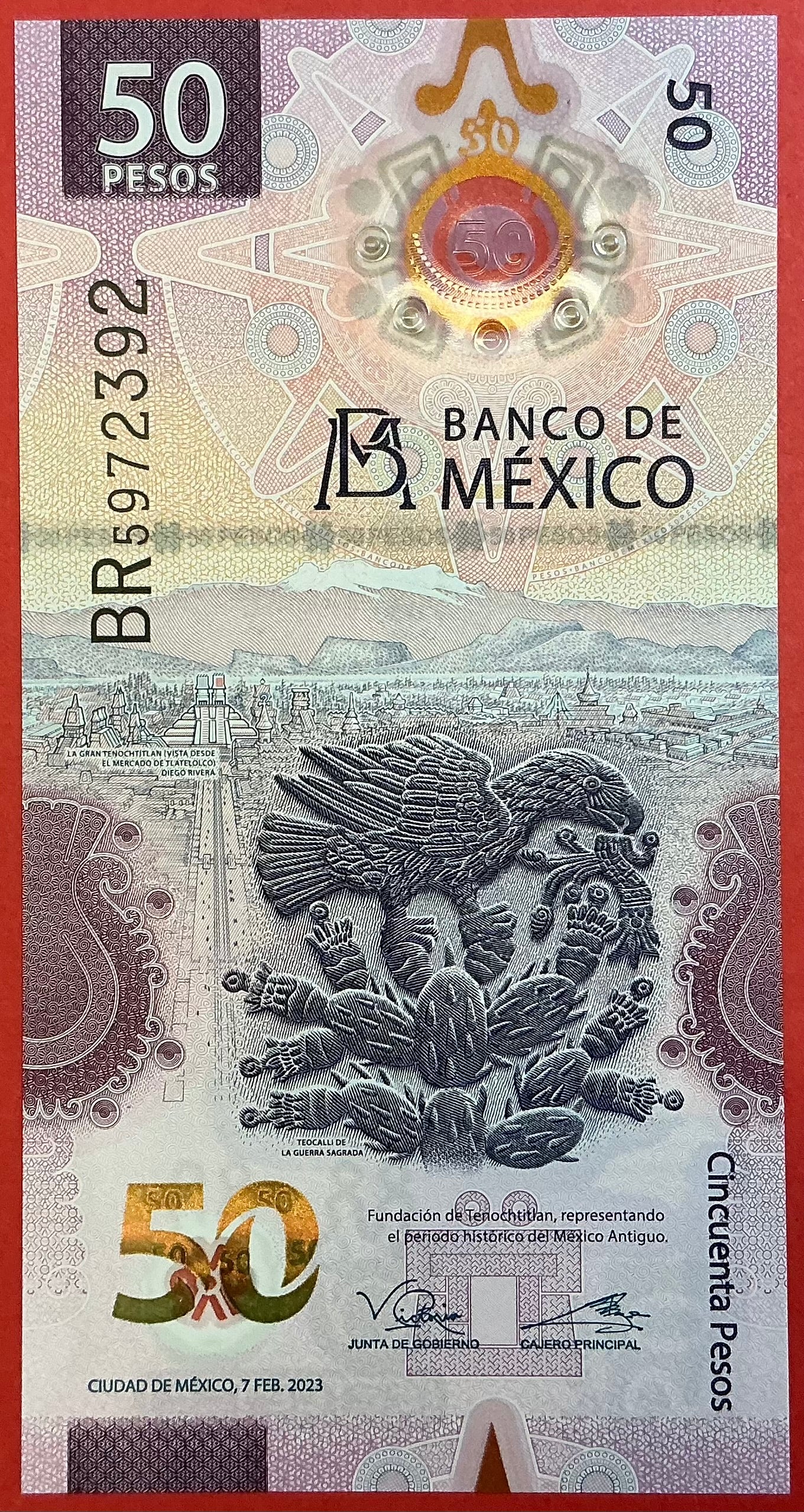 Mexico - 50 Pesos 7.2.2023 P#W133 Kvalitet 0