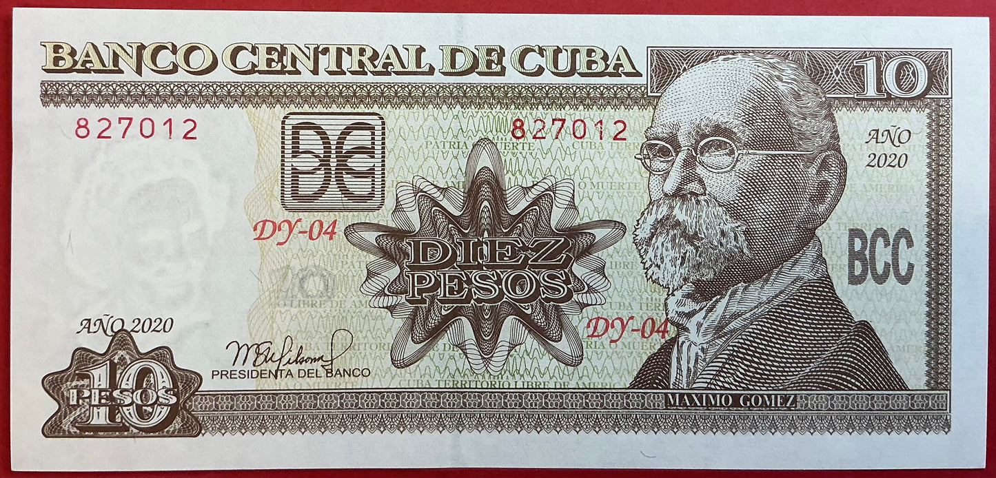 Cuba - 10 Pesos 2020 P#117 Kvalitet 0