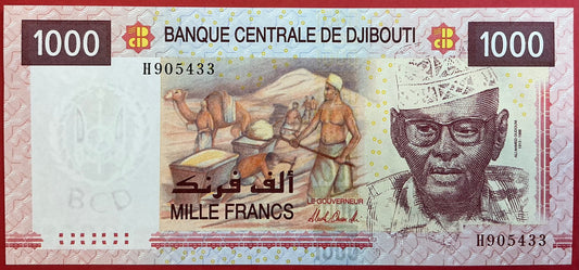 Djibouti - 1000 Francs (2005) P#42a Kvalitet 0