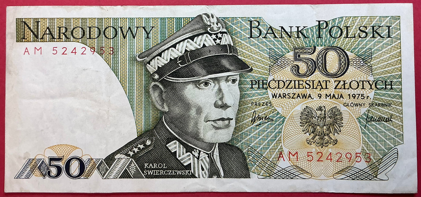 Poland - 50 Zlotych 9.5.1975 P#142a Kvalitet 1+