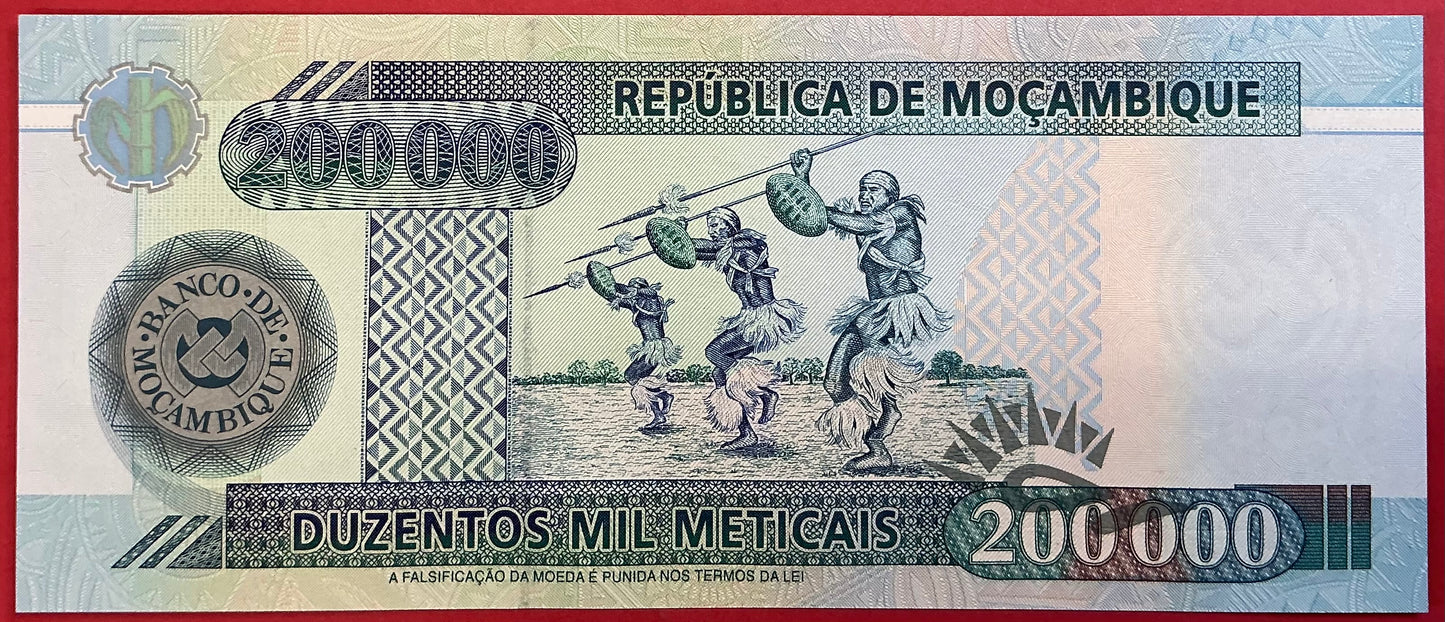 Mozambique - 200.000 Meticais 16.6.2003 P#141 Kvalitet 0