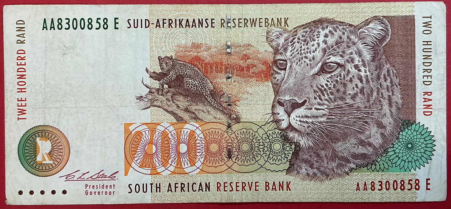 South Africa - 200 Rand (1994) P#127a Kvalitet 1