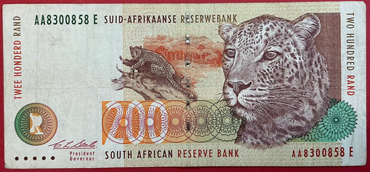 South Africa - 200 Rand (1994) P#127a Kvalitet 1