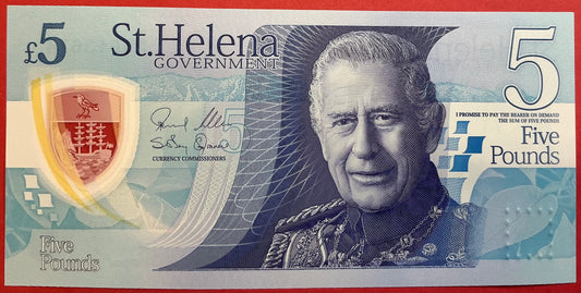 St. Helena - 5 Pounds 2026 P#W14 Kvalitet 0