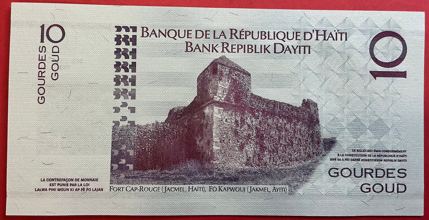 Haiti - 10 Gourdes 2004 P#272a Kvalitet 0