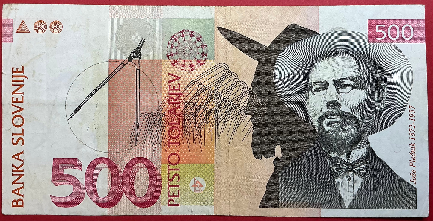 Slovenia - 500 Tolarjev 15.1.1992 P#16a Kvalitet 1/1+