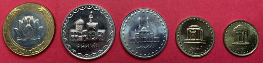 Iran - 5 Different 1992-2006 Type Set Unc.