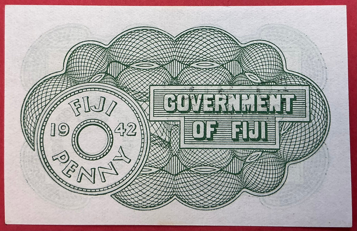 Fiji - 1 Penny 1.7.1942 P#47a Kvalitet 0