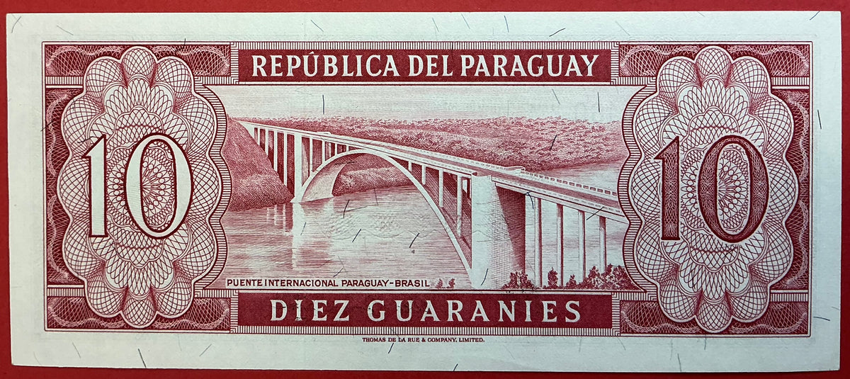 Paraguay - 10 Guaranies P#196b Kvalitet 0