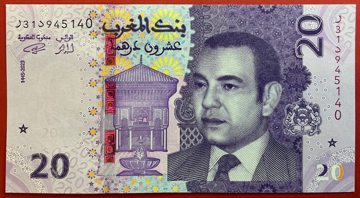 Morocco - 20 Dirhams 2023 P#W79 Kvalitet 0