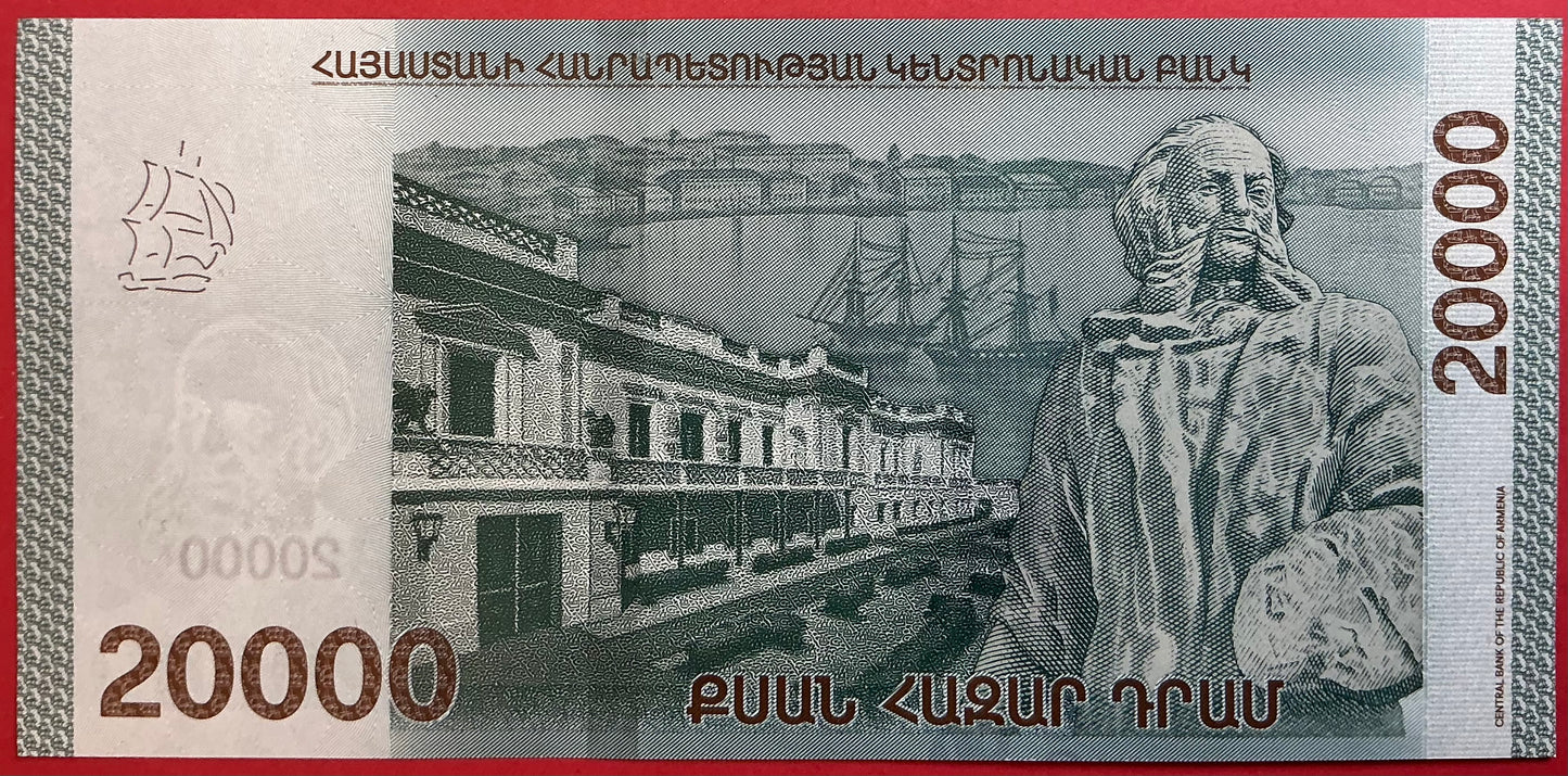 Armenia - 20.000 Dram 2021 P#W65 Kvalitet 0