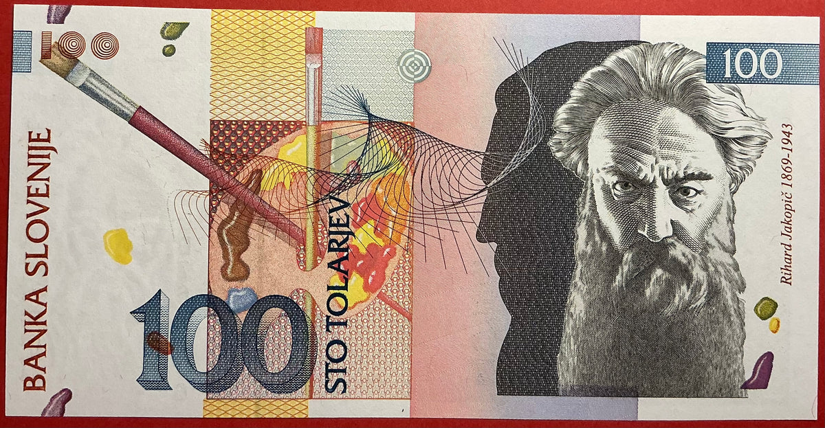 Slovenia - 100 Tolarjev 15.1.1992 P#14a Kvalitet 0