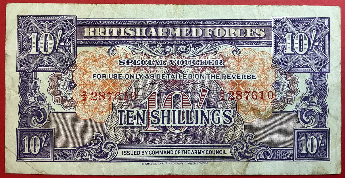 Great Britain - 10 Shillings *British Armed Forces* P#M14a Kvalitet 1