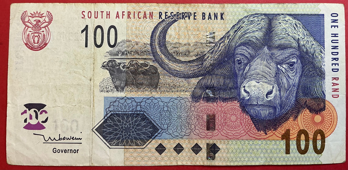 South Africa - 100 Rand (2005) P#131a Kvalitet 1