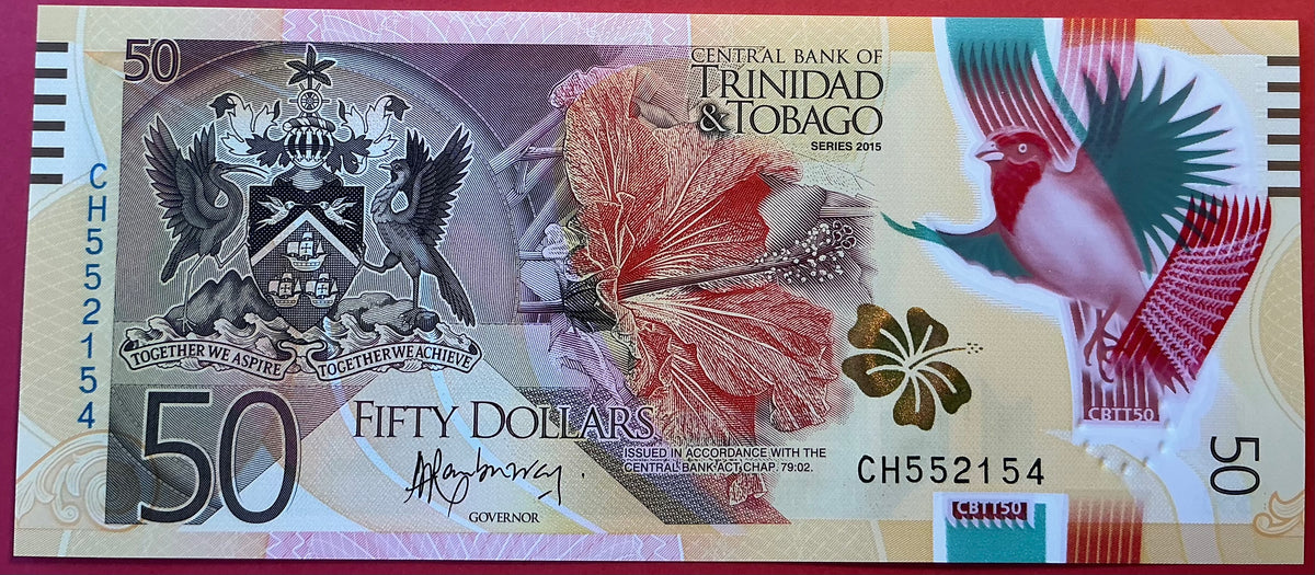 Trinidad & Tobago - 50 Dollars 2015 P#59 kvalitet 0