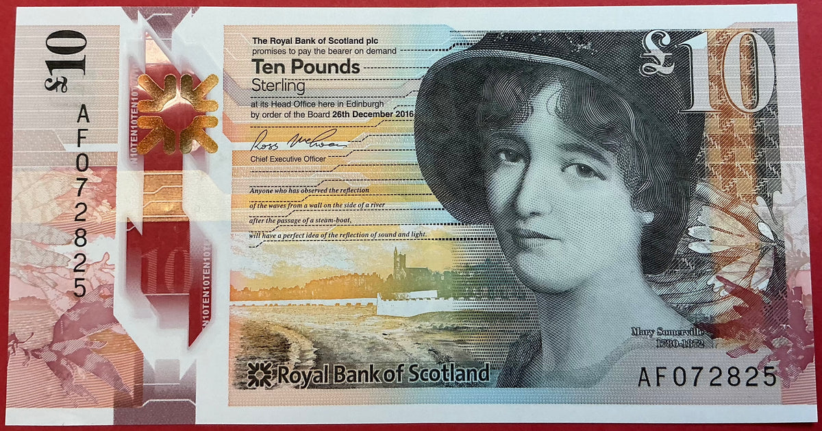 Scotland - 10 Pounds 26.12.2016 P#371 Kvalitet 1+