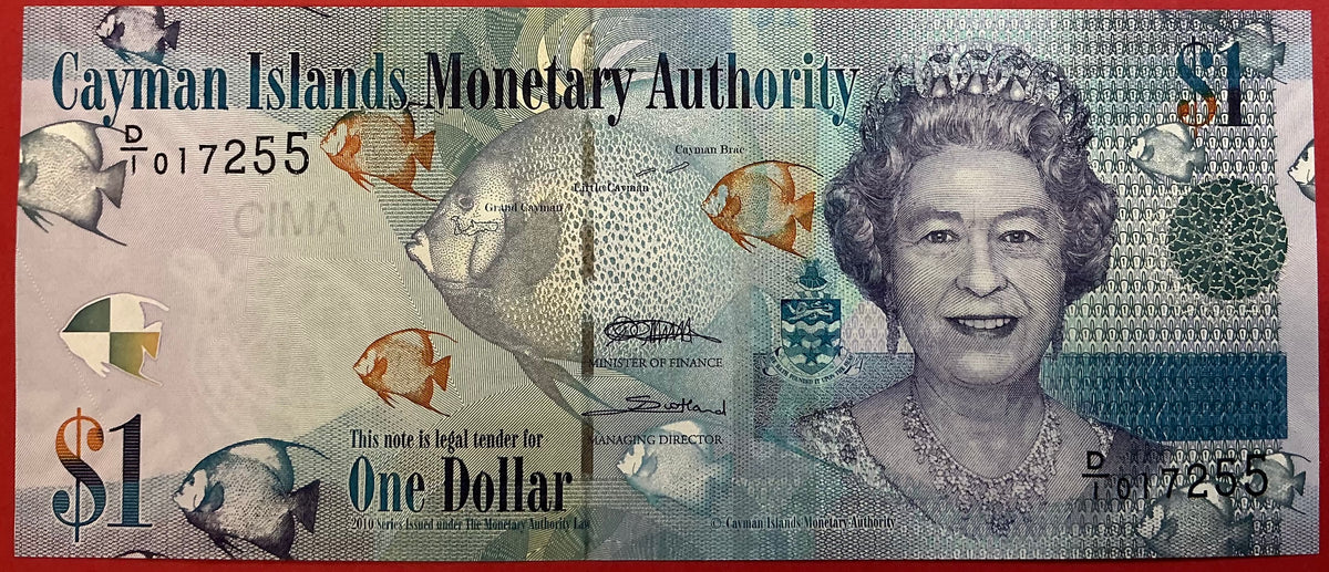 Cayman Islands - 1 Dollar 2010 P#38a Kvalitet 0