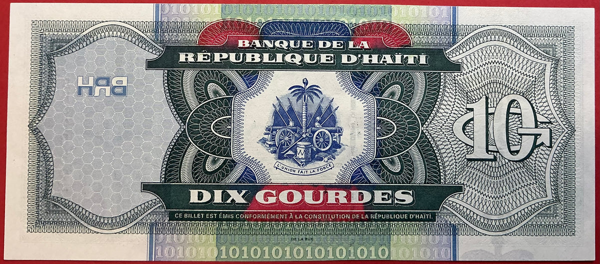 Haiti - 10 Gourdes 2000 P#265a Kvalitet 0