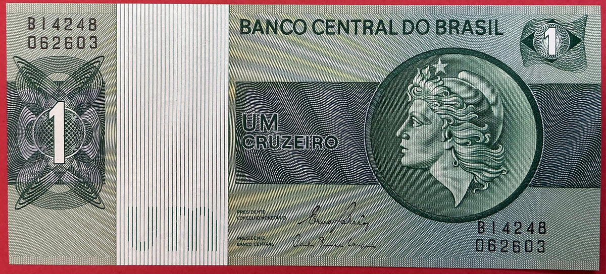 Brazil - 1 Cruzeiro 1980 P#191Ac Kvalitet 0