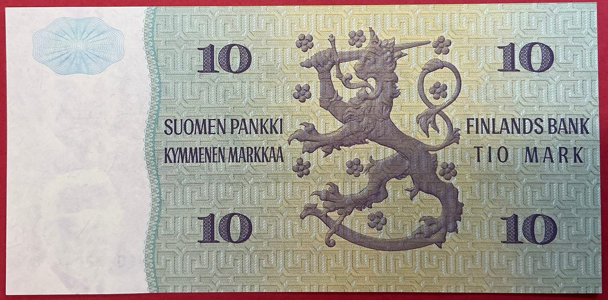 Finland - 10 Markkaa 1980 P#112a Kvalitet 0