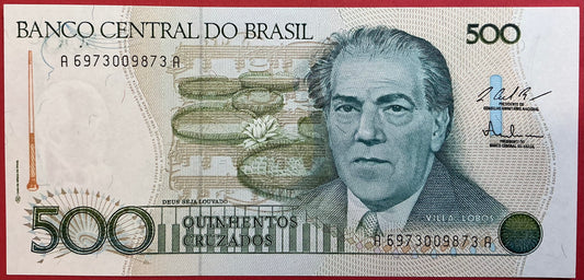 Brazil - 500 Cruzados 1987 P#212c Kvalitet 0