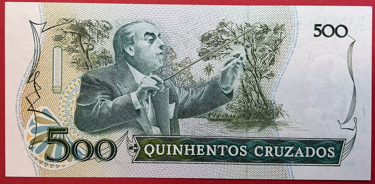 Brazil - 500 Cruzados 1987 P#212c Kvalitet 0