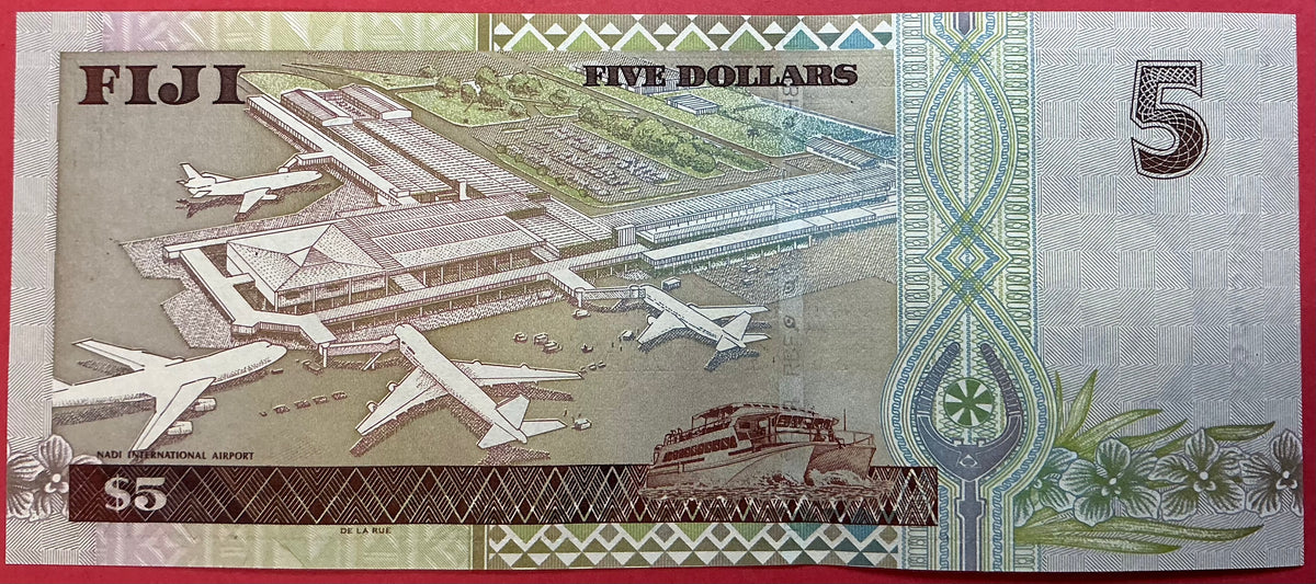 Fiji - 5 Dollars (2002) P#105b Kvalitet 0