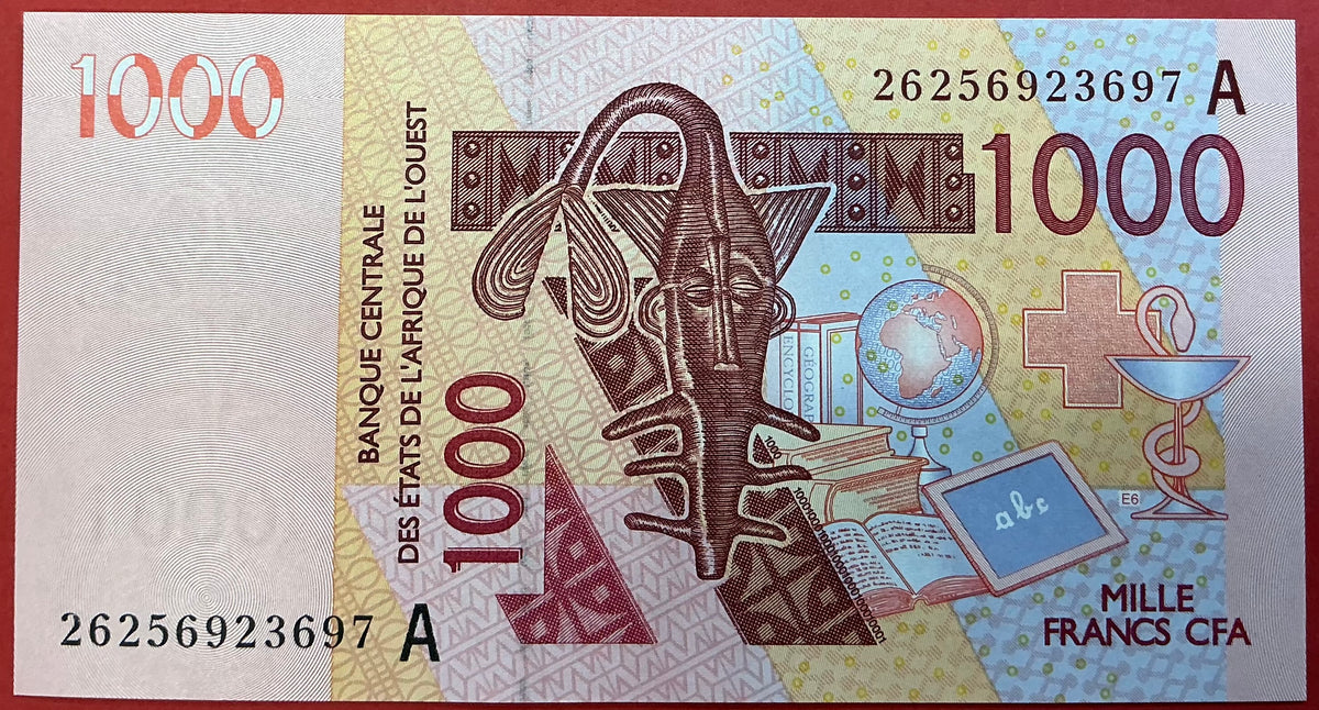 West African States/Ivory Coast - 1000 Francs 2026 P#115A Kvalitet 0