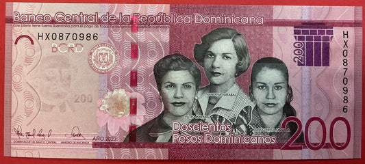 Dominican Republic - 200 Pesos Dominicanos P#191 Kvalitet 0