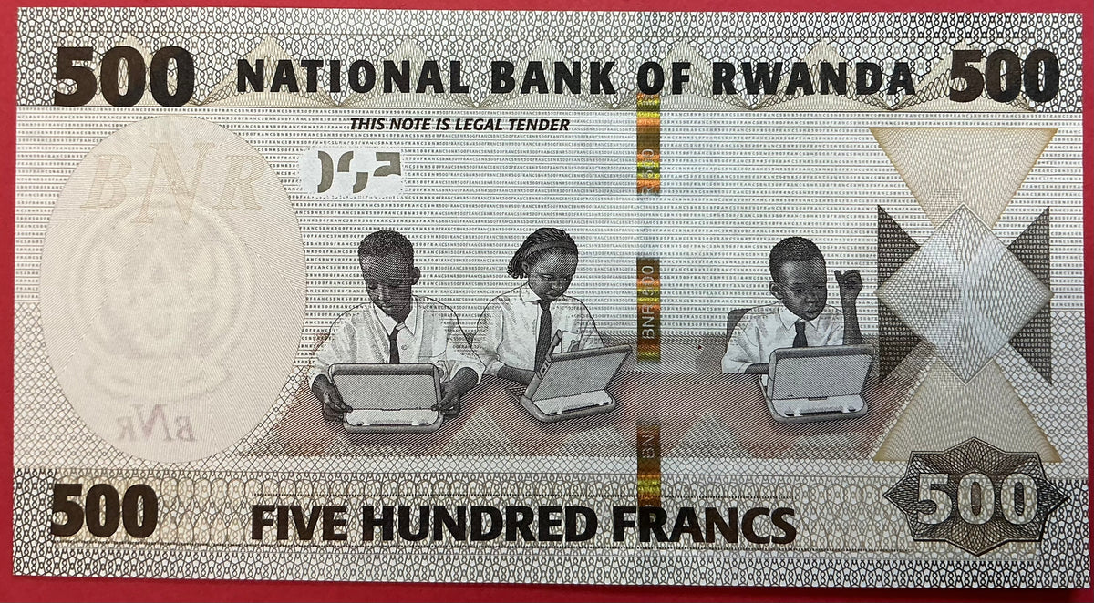 Rwanda - 500 Francs 1.2.2019 P#W42 Kvalitet 0
