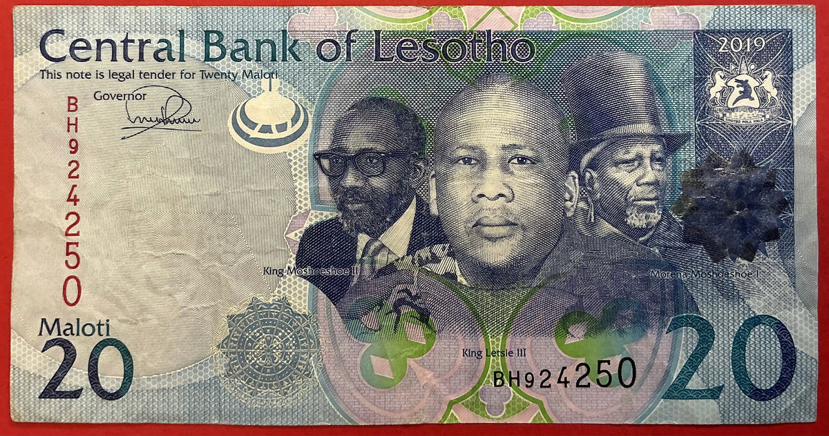 Lesotho - 20 Maloti P#22 Kvalitet 1/1+