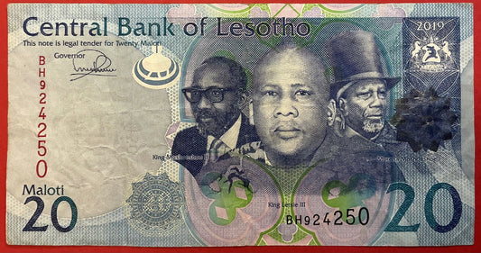 Lesotho - 20 Maloti P#22 Kvalitet 1/1+
